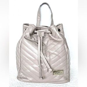 BetteRusso Women's Faux Leather Quilted Backpack